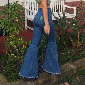 remi lane dusty flared jeans